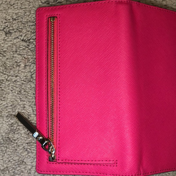 Kate Spade Pink Wallet Button Closure - Picture 4 of 6